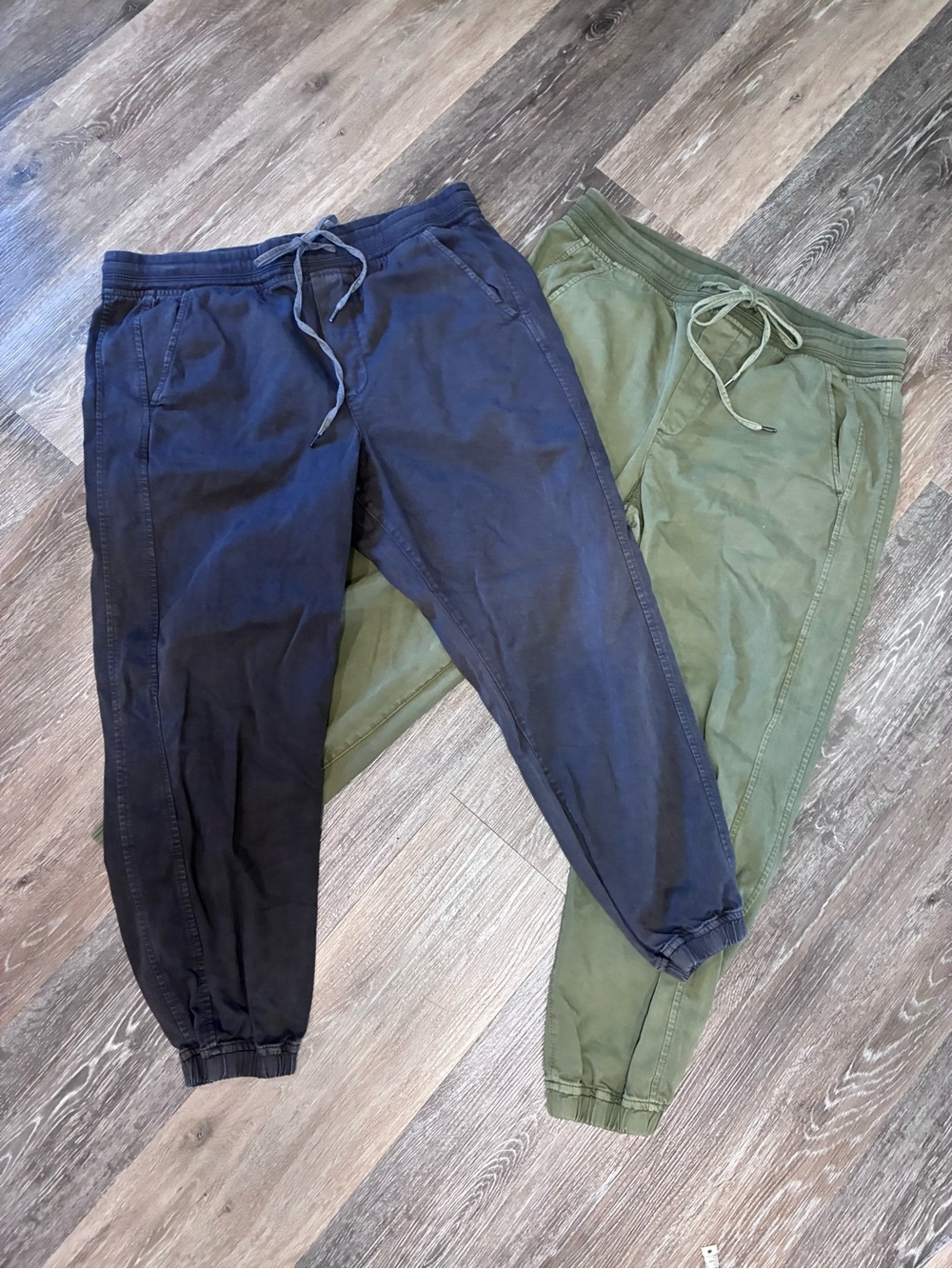 GAP Navy & Olive Green Women's Jogger Pants Duo